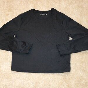 Abercrombie & Fitch Charcoal Long Sleeve Top